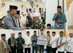 Wakil Bupati Murison Menghadiri Kegiatan Safari Ramadhan di Mesjid At-Tagwa Desa Pendung Hilir