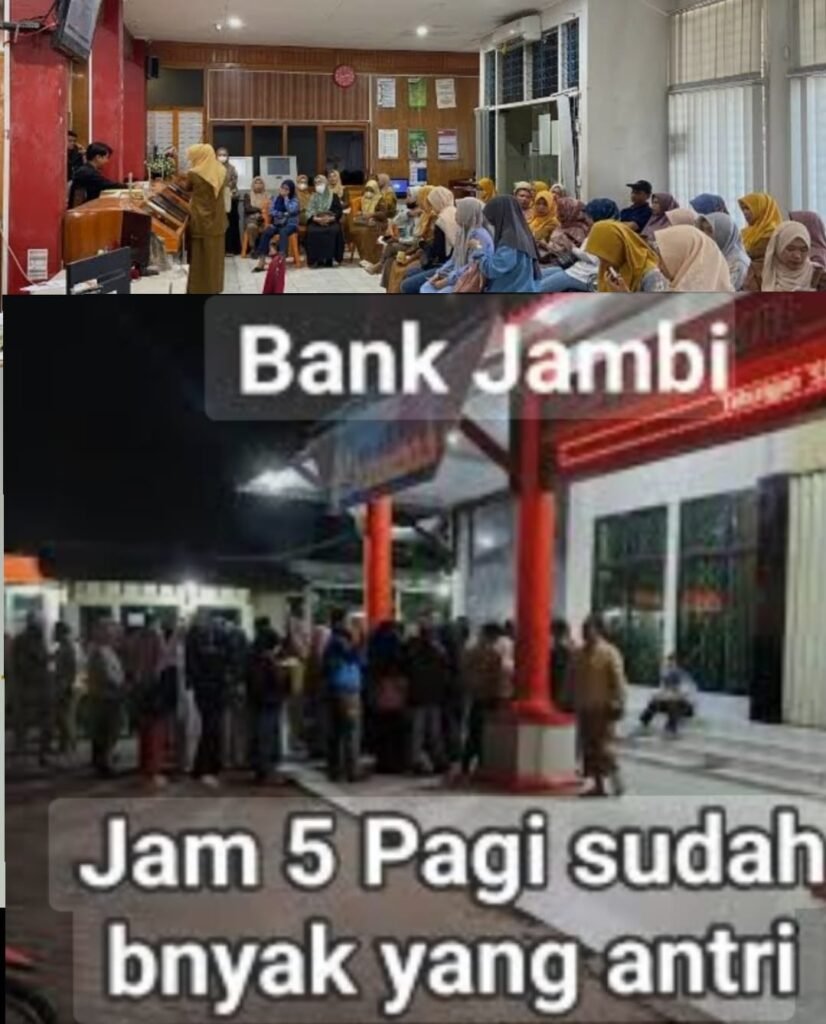 Layanan Bank Jambi Kembali Menjadi Sorotan, Sampai Saat Ini Sistem Penarikan Uang Belum pulih