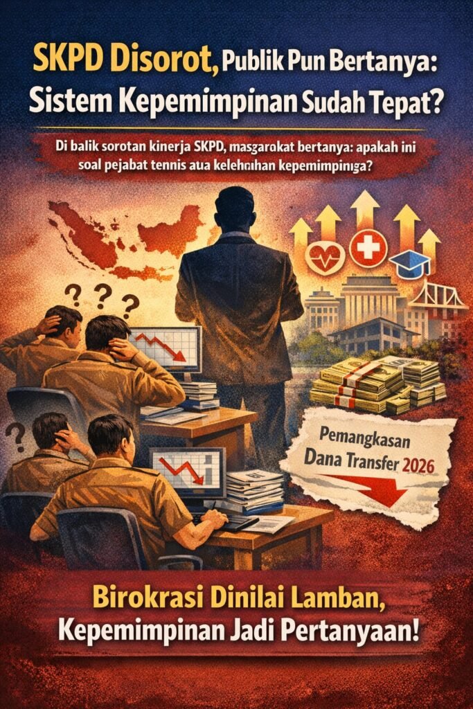 SKPD Disorot, Publik Pun Bertanya: Sistem Kepemimpinan Sudah Tepat?