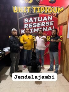 Tim Opsnal Satreskrim Polres Kerinci Amankan Pelaku Pengeroyokan di Pelayang Raya