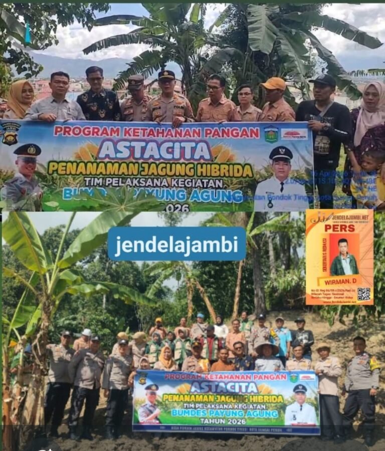 Launching Ketahanan Pangan Jagung Desa Pondok Agung TA. 2026 Lokasi Desa Karya Bakti, Kecamatan Pondok Tingg