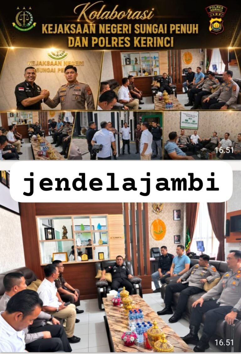 Perkuat Sinergitas, Polres Kerinci dan Kejaksaan Negeri Pererat Kolaborasi dalam Penegakan Hukum